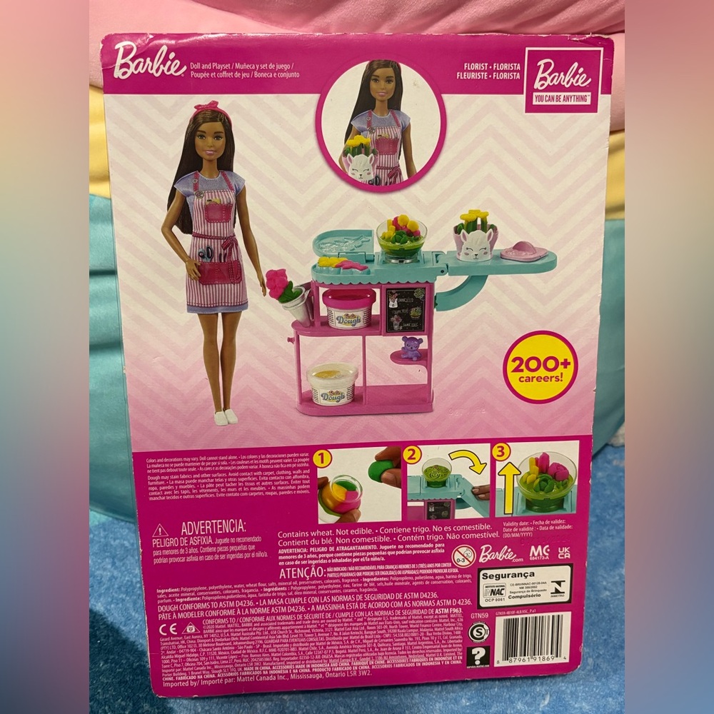 Barbie Florist Doll & Dough Playset - Picture 2 of 2